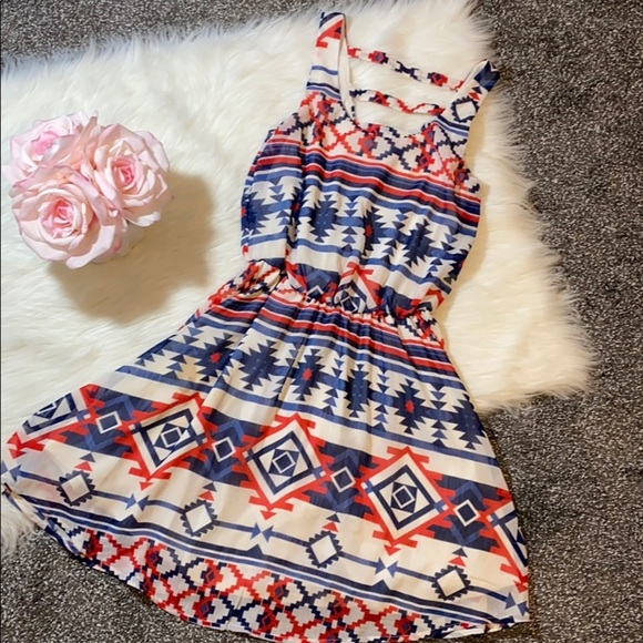 Xhilaration Dresses & Skirts - Xhilaration tribal print dress